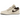 Air Jordan 1 Low Premium Pale Ivory Off Noir Baroque Brown sneakers i sideprofil, med nuancer af beige læder, brun swoosh og hvid mellemsål.
