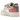 Nike Air Force 1 Low Mushroom sneakers i profilvisning med beige ruskindsoverdel, brun swoosh og en klassisk hvid mellemsål