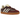 Adidas Samba Maroon Metallic Gold sneakers set fra siden med bordeaux læderoverdel, tre guldstriber og klassisk gummisål