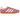 Adidas Gazelle Pink Fusion sneakers i sideprofil, der fremhæver ruskindsoverdel i klar pink, hvide læderstriber og en klassisk brun gummisål.