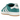 Adidas Campus 00s Legacy Teal Cloud White Gum sneakers sideprofil med grøn ruskindsoverdel, hvide læderstriber og brun gummisål