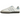 Adidas Samba OG White Halo Blue sneakers i profil, udført i hvidt læder med lyseblå striber og den ikoniske brune gummisål.