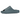 Yeezy Slide Slate Marine sneakers i vinklet profil, udført i en dyb blågrå slidstærk skumkonstruktion med en takket profilsål