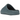 Yeezy Slide Slate Marine sneakers i profil, viser den støbte konstruktion i ét stykke og den dybblå matte overflade uden snørebånd.
