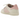 Adidas Samba Pharrell Humanrace Aluminium sneakers vist fra siden, udført i lysegråt læder med de ikoniske striber og brun gummisål