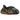 Adidas Yeezy Foam Runner MX Cinder sneakers i en vinklet profil visende den unikke skumkonstruktion og det karakteristiske elliptiske hulmønster.