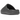 Yeezy Slide Granite sneakers i en vinklet visning med det minimalistiske grå design, den tykke formstøbte skumoverdel og den riflede ydersål.