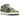 Adidas Forum 84 Low Bape 30th Anniversary Green Camo sneakers set fra siden med grønt camouflagemønster, klassisk velcrolukning og gul detalje på hælen.