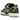 Adidas Forum 84 Low Bape 30th Anniversary Green Camo sneakers i vinklet visning med grønt camo-mønster, ikoniske Adidas-striber og læderdetaljer.