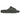 Yeezy Slide Dark Onyx sneakers i vinklet profil, støbt i en enkelt del mørkegråt EVA-skum med en takket ydersål for optimalt greb.