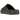 Yeezy Slide Dark Onyx sneakers i vinklet profil fremviser det ikoniske slip-on design med sort skummateriale og udskåret sålprofil