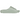 Yeezy Slide Salt sneakers set fra siden, fremstillet i støbt lysegrå EVA-skum med en chunky riflet ydersål og et minimalistisk design uden logo