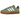Adidas Gazelle Bold Silver Green Gum sneakers set fra siden med skinnende sølvfarvet overdel, grønne detaljer og den karakteristiske gummisål