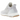 Adidas Ultra Boost 1.0 Cloud White Silver Metallic sneakers set fra siden med hvid strikket overdel, ikoniske tre striber og en polstret sål