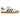 Adidas Samba OG White Collegiate Green Gum sneakers i profil med hvid læderoverdel, grønne striber og en karakteristisk brun gummisål