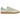 Adidas Gazelle 85 Crystal Sand Mint sneakers set fra siden med beige ruskind, mintgrønne detaljer, hvid gummisål og klassisk snørelukning.