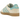 Adidas Gazelle 85 Crystal Sand Mint sneakers set fra siden med beige ruskindsoverdel, mintgrønne striber og en klassisk brun gummisål.