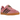Adidas Gazelle Indoor Bliss Pink sneakers set fra siden med rosa ruskindsoverdel, klassiske hvide 3-striber og en gennemsigtig gummisål