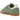 Adidas Samba OG Silver Green sneakers i sideprofil med sølvfarvet overdel, grønne Adidas-striber og klassisk gummi-ydersål