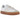 adidas Sambae Beige sneakers i en vinklet visning med overdel i beige læder, klassiske tre striber og en karakteristisk platformssål i gummi