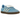 Adidas Samba LT Semi Blue Burst sneakers i skrå visning med overdel i blåt læder, klassisk T-tå og hvide detaljer samt gummisål