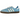 Adidas Samba LT Semi Blue Burst sneakers set fra siden med lyseblå læderoverdel, ikoniske tre striber og brun gummisål med tekstureret detalje