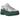 Nike P-6000 Premium Vast Grey Fir sneakers i vinklet profil med sølvfarvede læderdetaljer, mesh-overdel og en robust gummisål.