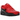 Nike Air Max 90 Speed Red sneakers i sideprofil med intens rød farve, hvide detaljer, synlig Air-enhed i hælen og klassisk gummisål.