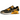 Nike Air Max 90 Premium Black University Gold Camo sneakers i profil med sort camouflagemønster, læderdetaljer og gul detalje ved sål.