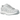 Nike P-6000 Summit White Vast Grey Wolf Grey sneakers set fra siden med hvid overdel, grå læderdetaljer og en polstret hvid mellemsål