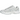Nike P-6000 Summit White Vast Grey Wolf Grey sneakers sideprofil i hvidt mesh-design med grå læderdetaljer og matchende sål