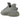 Yeezy Boost 350 V2 Steel Grey sneakers i sideprofil med gråstribet Primeknit-overdel, matchende snørebånd og semitransparent grå mellemsål