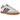 Adidas Samba OG White Energy Ink Gum sneakers i sideprofil med hvid læderoverdel, lilla trestriber, ruskind og klassisk brun gummisål