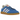 Adidas Handball Spezial Blue Better Scarlet sneakers i en stilfuld sideprofil med blåt ruskind, røde striber og klassisk gummisål.