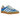 Adidas Gazelle Indoor Olympic Blue sneakers i en klassisk sideprofil med blå ruskindsoverdel, ikoniske tre striber og brun gummisål