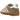 Adidas Gazelle Indoor Earth Strata Magic Beige sneakers i sideprofil med ruskindsoverdel, klassiske hvide striber og en transparent gummisål