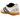 Adidas Gazelle Indoor Bad Bunny sneakers set fra siden med sort læderoverdel, gummisål, beige detaljer og klassiske snørebånd