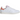 Adidas Stan Smith Cloud White Wonder Clay sneakers set fra siden med klassisk hvid læderoverdel, grå hælkappe og perforerede detaljer.