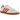 Adidas Samba OG Crystal White Preloved Red sneakers i sideprofil med cremefarvet overdel, røde striber og den ikoniske brune gummisål