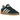 Adidas Handball Spezial Mineral Green sneakers i sideprofil med grøn ruskindsoverdel, hvide Adidas-striber og klassisk gummisål i naturgummi