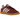 Adidas Handball Spezial Shadow Red sneakers i sideprofil med mørkerød ruskindsoverdel, klassiske hvide striber og en brun gummisål.
