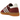 Adidas Handball Spezial Shadow Red sneakers i sideprofil med mørkerød ruskindsoverdel, hvide læderstriber og brun gummisål