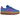 Adidas Gazelle Bold Bold Blue Lucid Pink sneakers i sideprofil med blå ruskindsoverdel, lyserøde detaljer og hvidplateau-sål