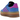 Adidas Gazelle Bold Bold Blue Lucid Pink sneakers i sideprofil med blå ruskindsoverdel, rosa detaljer og kraftig platåsål