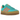 Adidas Gazelle Bold Mint Rush Impact Orange sneakers sideprofil i lysegrøn ruskind med orange læderdetaljer og plateau