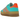 Adidas Gazelle Bold Mint Rush Impact Orange sneakers i sideprofil med mintgrøn overdel, orange detaljer og dyster sål