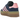 Adidas Gazelle Bold Dark Blue Pink Spark sneakers i sideprofil med mørkeblå ruskindsoverdel, lyserøde detaljer og den karakteristiske platformssål.