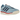Adidas SL 72 RS Light Blue Better Scarlet sneakers i sideprofil med lyseblå overdel, røde striber, hvid mellemsål og brun gummisål