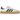 Adidas Sambae White Black Gum sneakers set fra siden med hvid overdel i læder, sorte striber og klassisk gummisål.