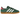 Adidas Gazelle Indoor Collegiate Green Lucid Pink sneakers i en sideprofil med grøn ruskindsoverdel, lyserøde striber og gennemsigtig sål